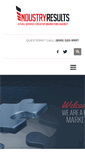 Mobile Screenshot of industryresults.com